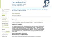 Desktop Screenshot of hannaharendt.net