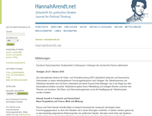 Tablet Screenshot of hannaharendt.net